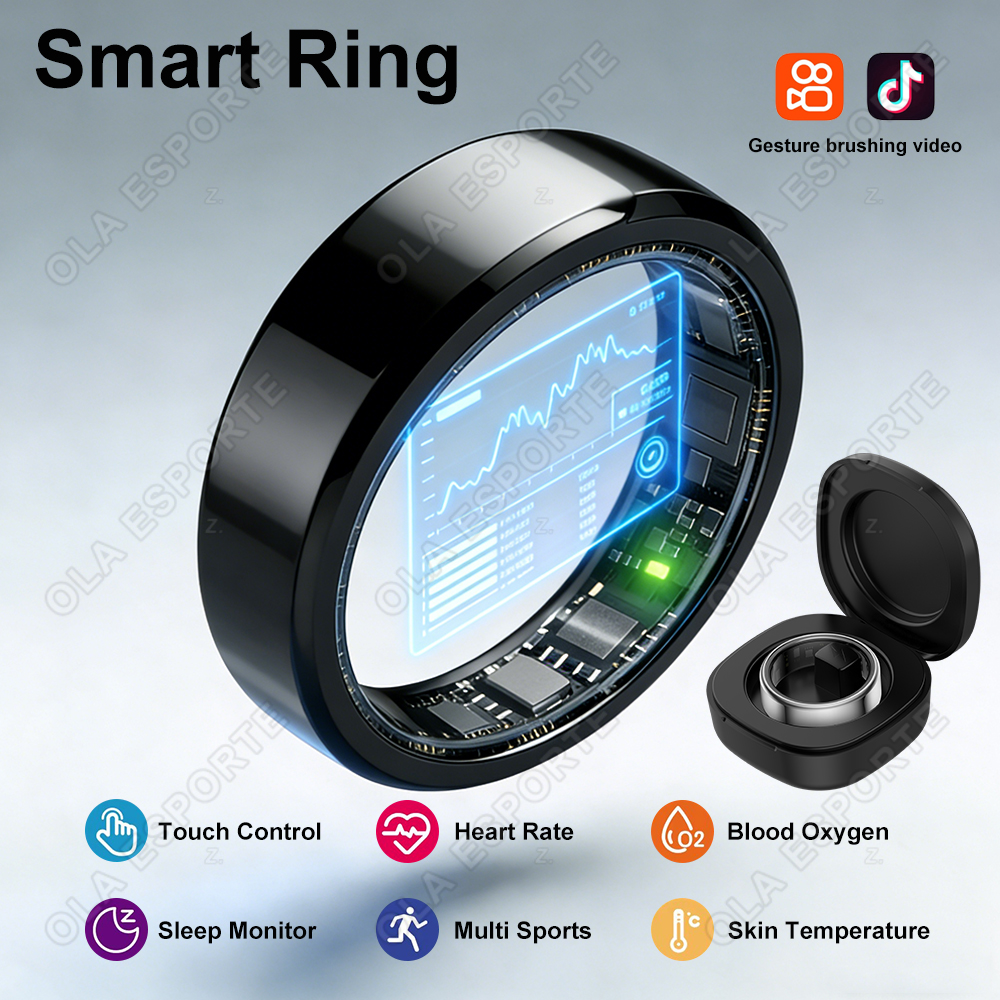 Smart Ring For Men Women Touch - Temperature Ring Skin avaliação e preço