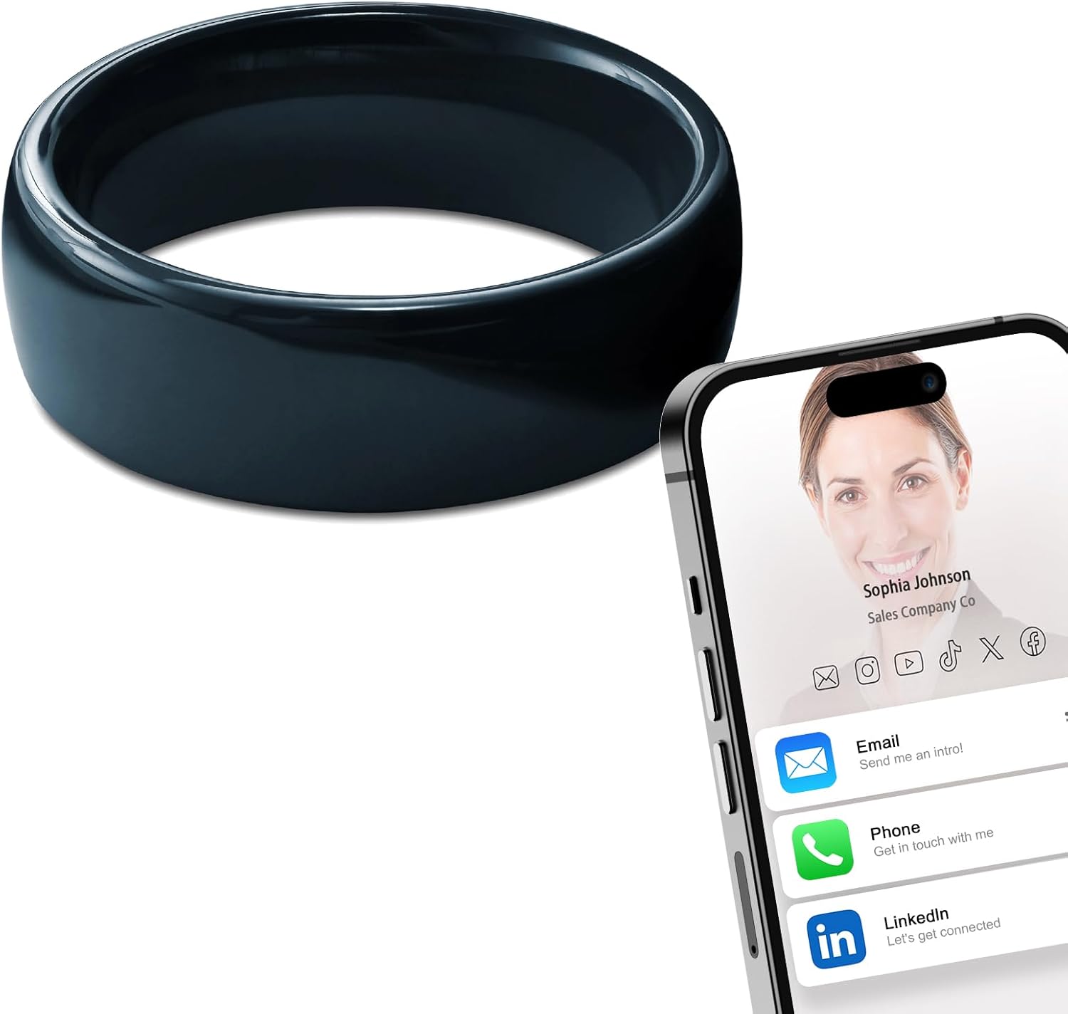 Ntag215 NFC Full Ceramic Smart - Smart Ring Nfc Pay avaliação e preço