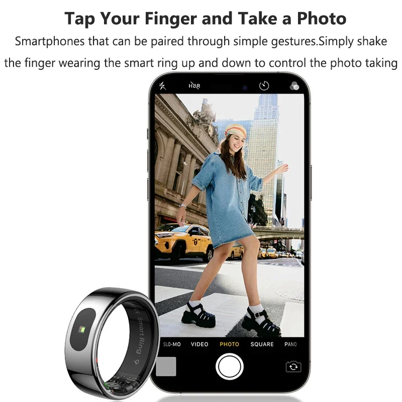 R08 Smart Ring Men Women Charg - Temperature Ring Skin avaliação e preço