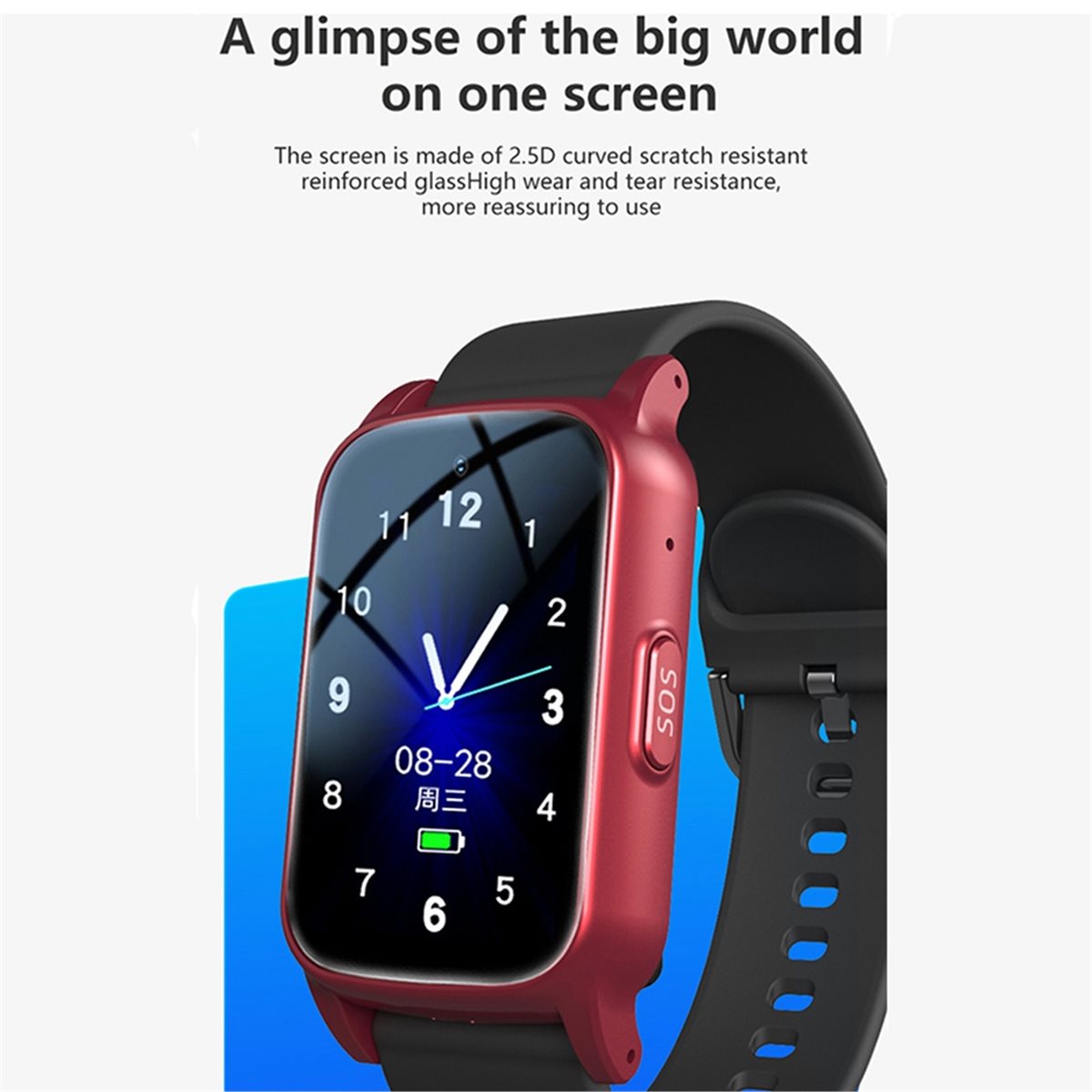 4G Elderly Smart Watch with GP - Fall Detection Watch avaliação e preço