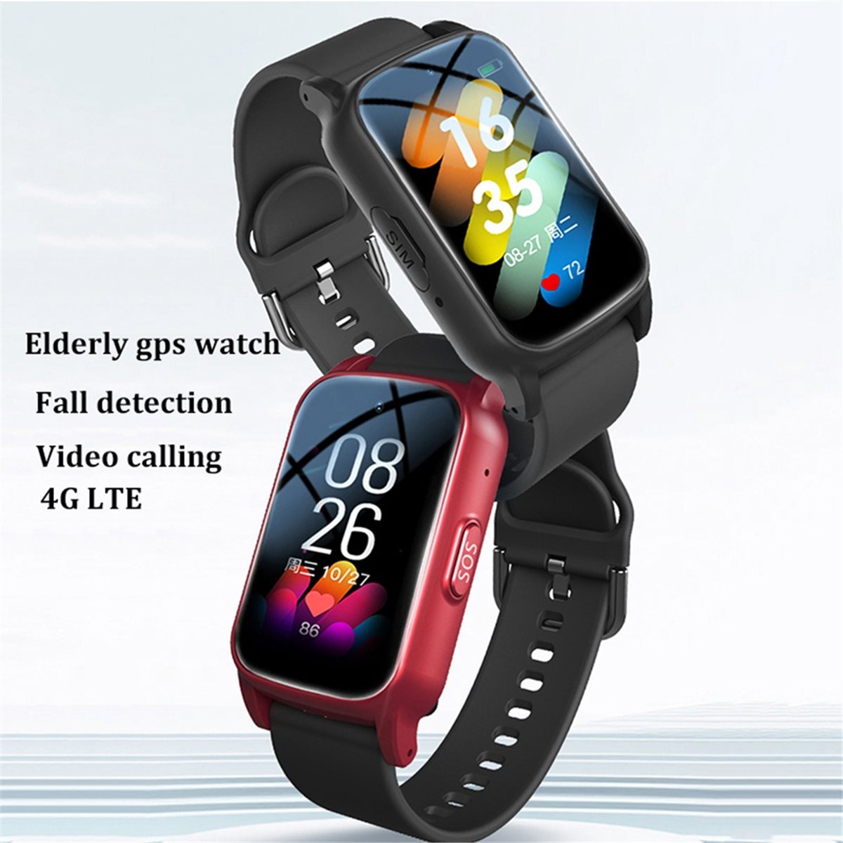 4G Elderly Smart Watch with GP - Fall Detection Watch avaliação e preço