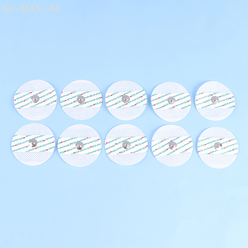 10pcs Non-Woven ECG Electrode  - Ecg Patch Monitor avaliação e preço