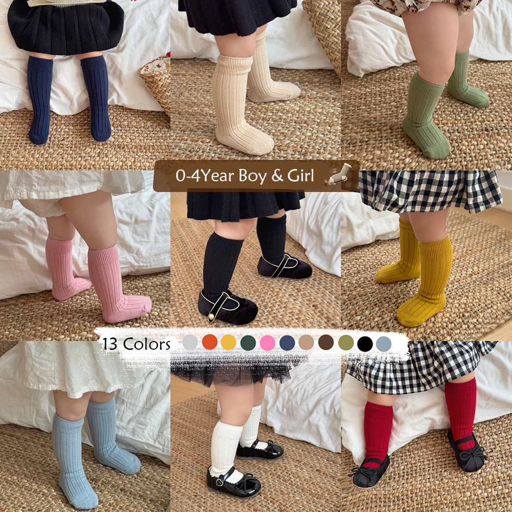 Solid Color Boys Girls Long So - Baby Sock Oximeter avaliação e preço