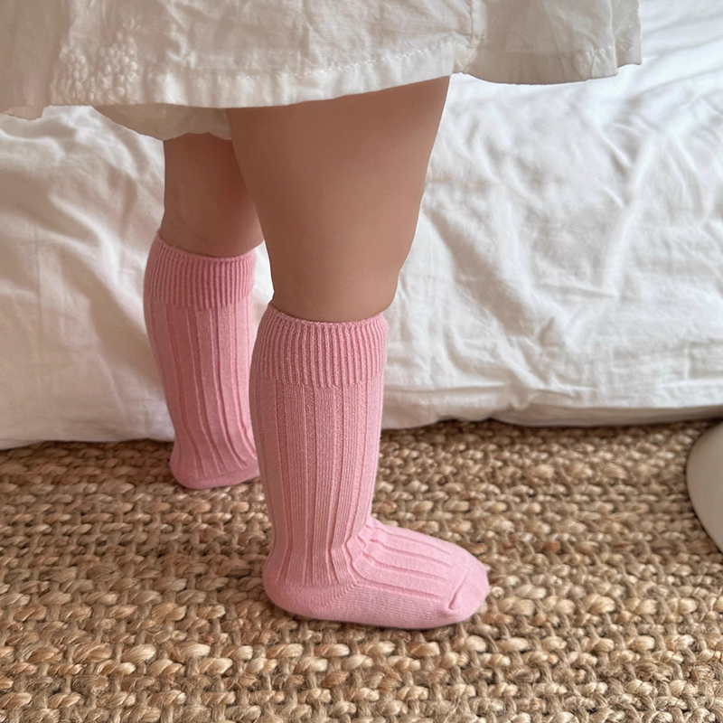Solid Color Boys Girls Long So - Baby Sock Oximeter avaliação e preço