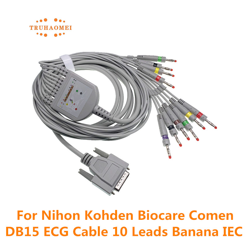 For Nihon Kohden ECG Cable Bio - Ecg Patch Monitor avaliação e preço