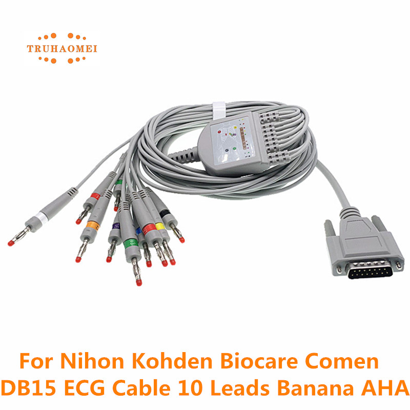 For Nihon Kohden ECG Cable Bio - Ecg Patch Monitor avaliação e preço