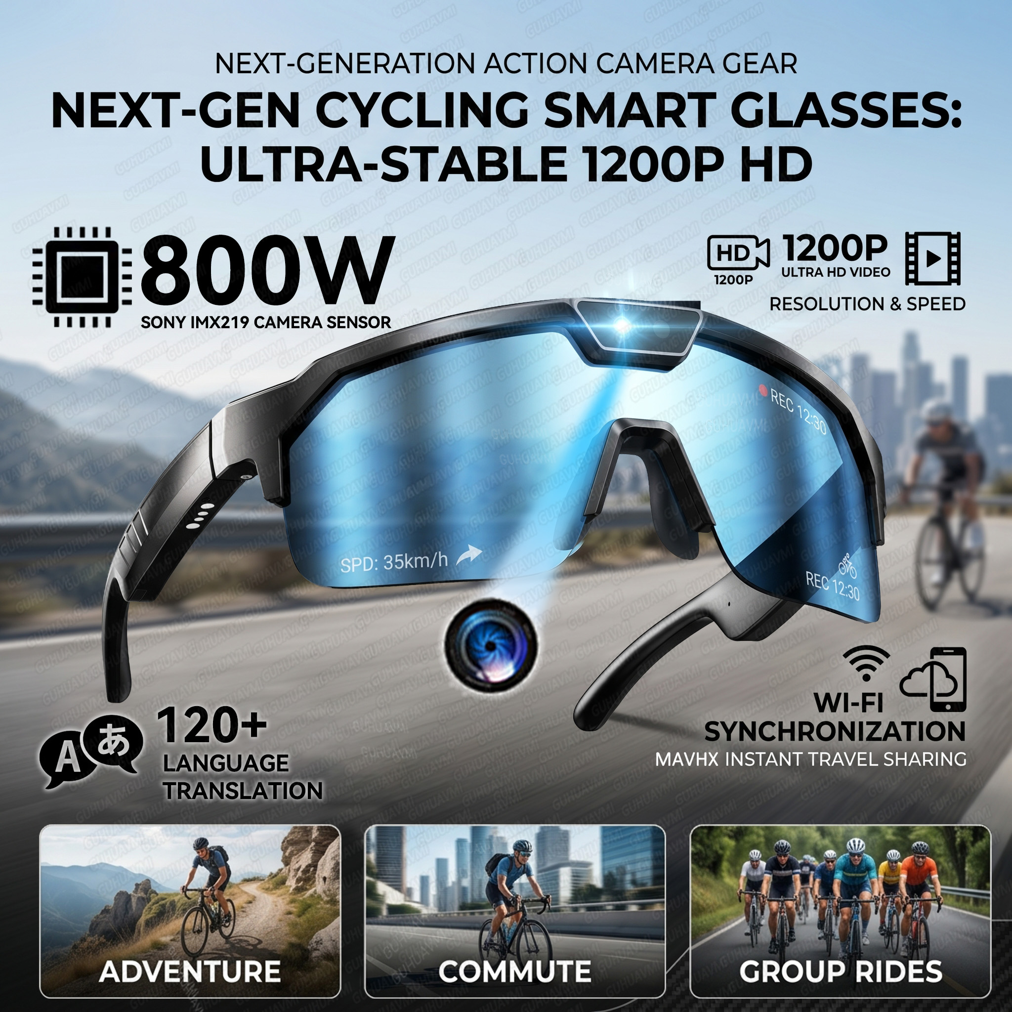 Smart Glasses with 4K HD Anti- - Smart Glasses Lens avaliação e preço