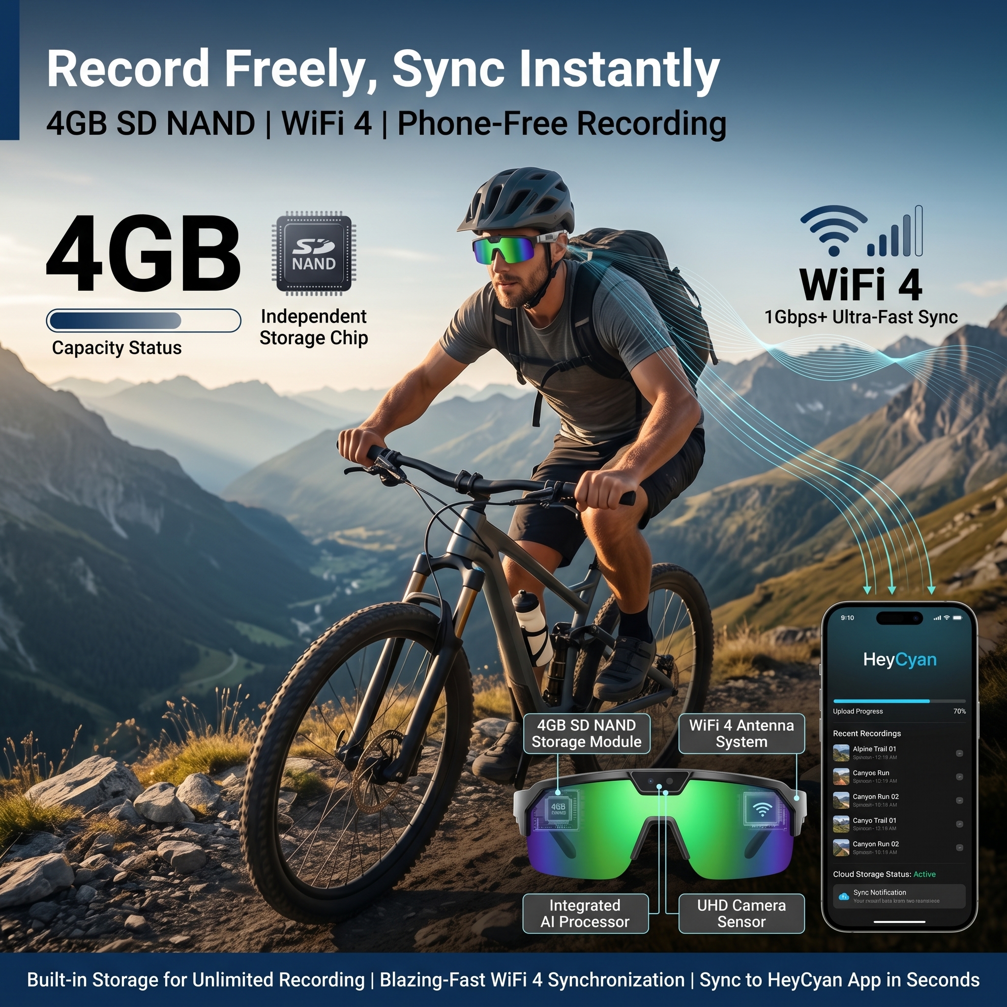 Smart Glasses with 4K HD Anti- - Smart Glasses Lens avaliação e preço