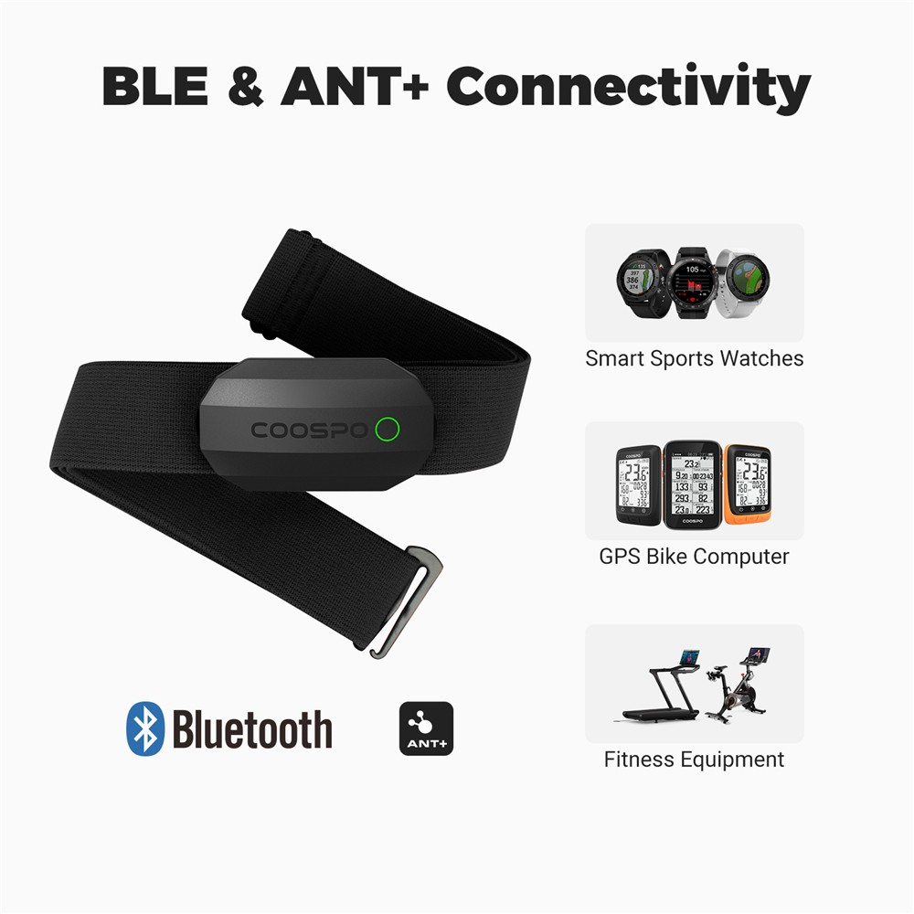 COOSPO H808S Heart Rate Sensor - Breath Rate Monitor avaliação e preço